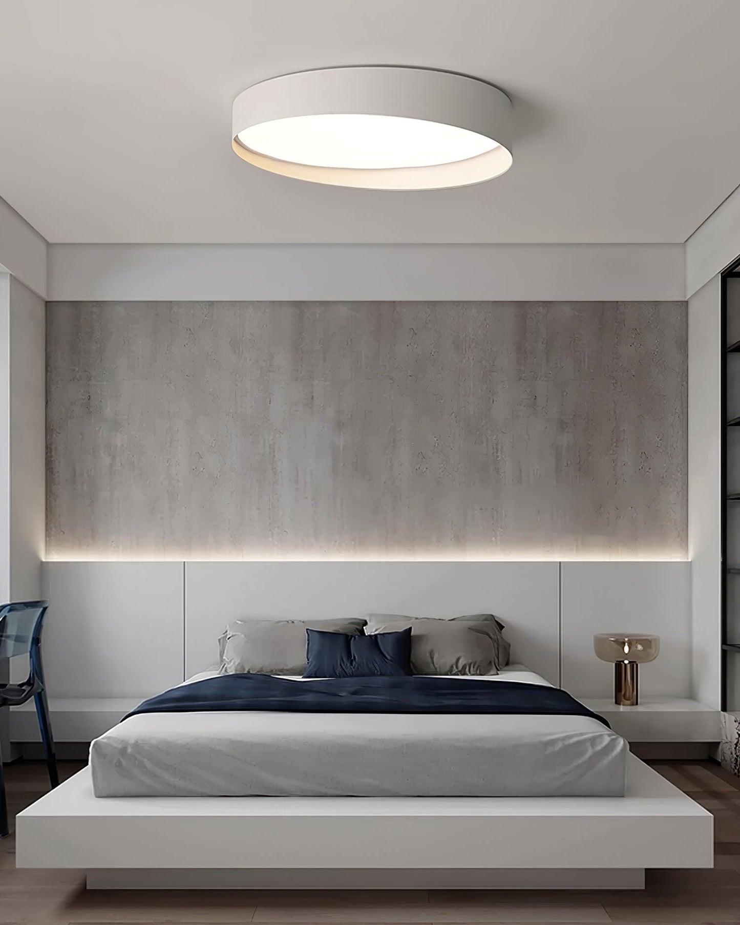 LuxeFinish - Lampe de plafond au design élégant et à la douce lueur