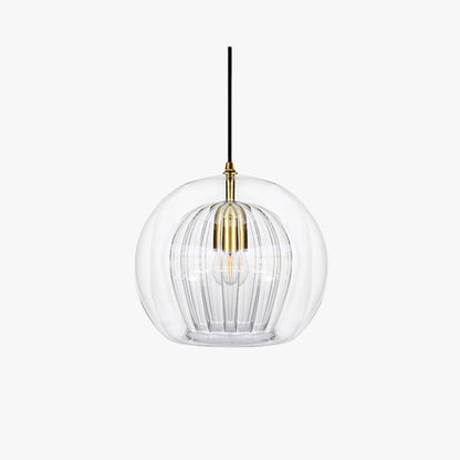 ShineSphere - Amber Pendant Light with Radiant Elegance