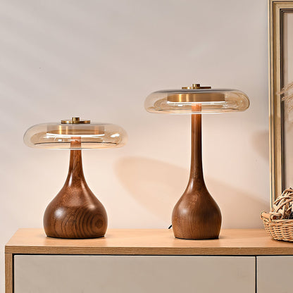 LumiWood – Elegante Luz de Mesa LED