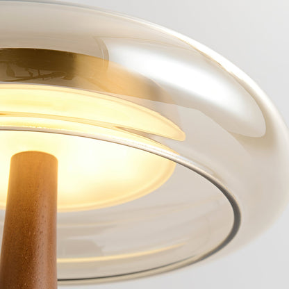 LumiWood – Elegante Luz de Mesa LED