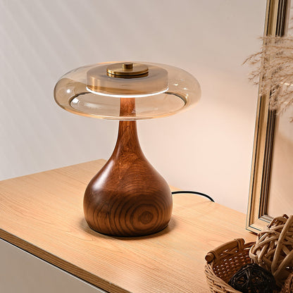 LumiWood – Elegante Luz de Mesa LED