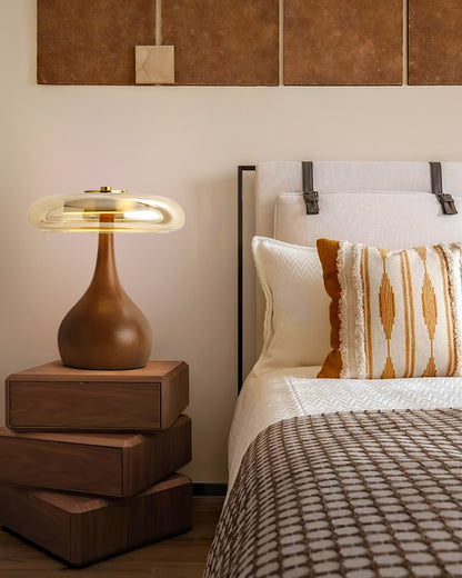 LumiWood – Elegante Luz de Mesa LED