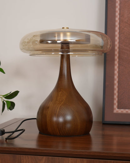 LumiWood – Elegante Luz de Mesa LED
