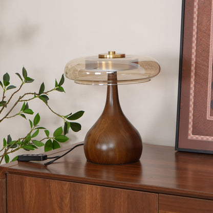 LumiWood – Elegante Luz de Mesa LED