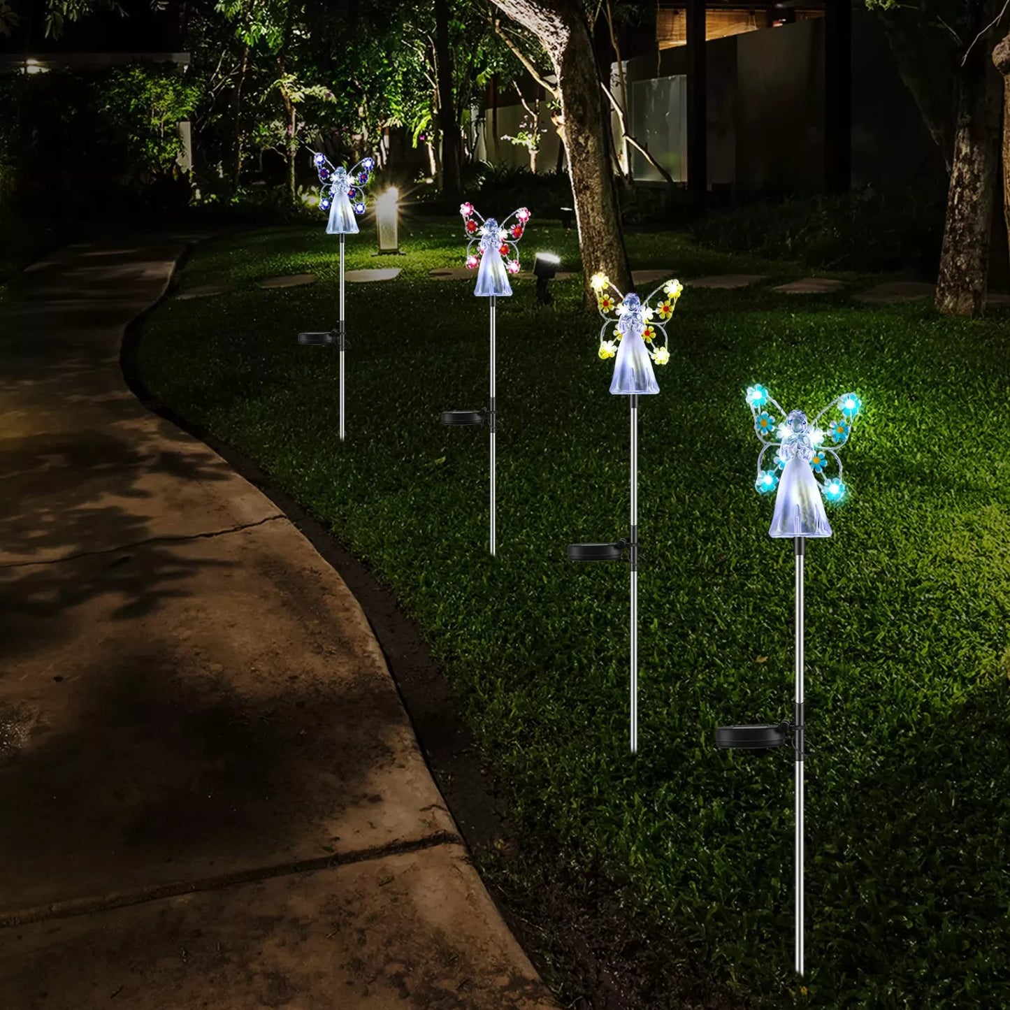 RadiantAngel - Solar LED Angel Lamp for a Soothing Atmosphere