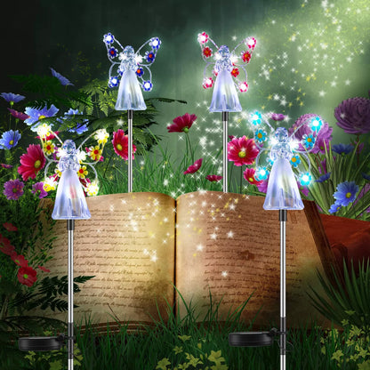 RadiantAngel - Solar LED Angel Lamp for a Soothing Atmosphere
