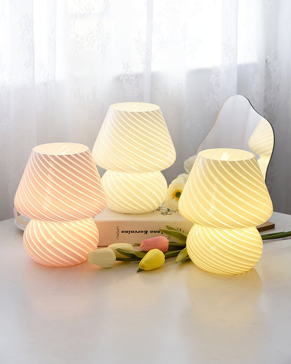 AnselLume - Luz de Mesa de Cristal