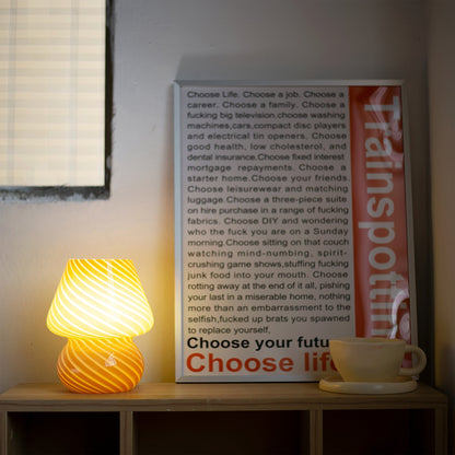 AnselLume - Luz de Mesa de Cristal