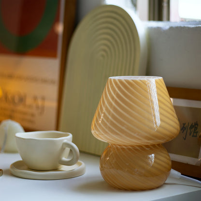 AnselLume - Luz de Mesa de Cristal