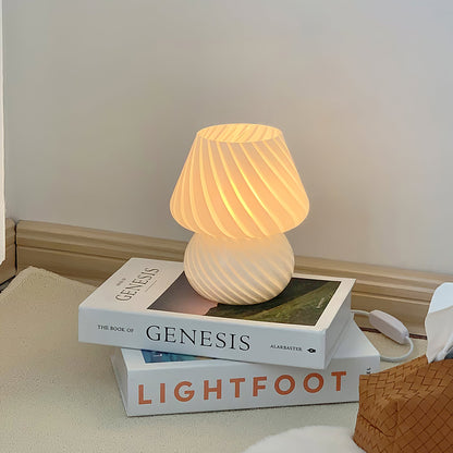 AnselLume - Luz de Mesa de Cristal