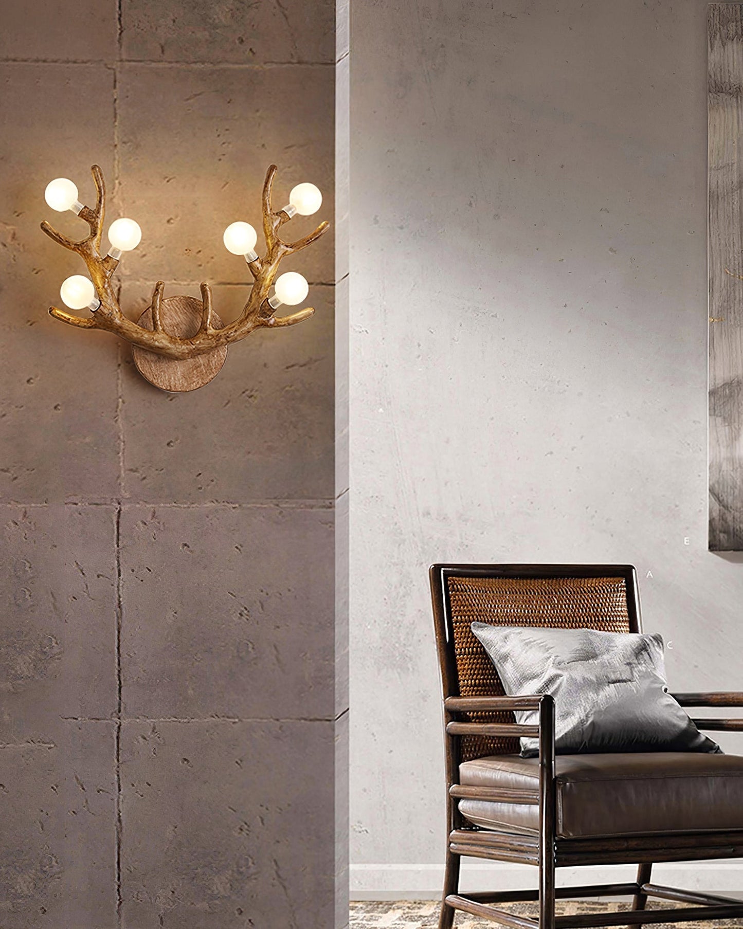 WoodLuxe – Elegant Deer-Shaped Wall Lamp for Nature Lovers