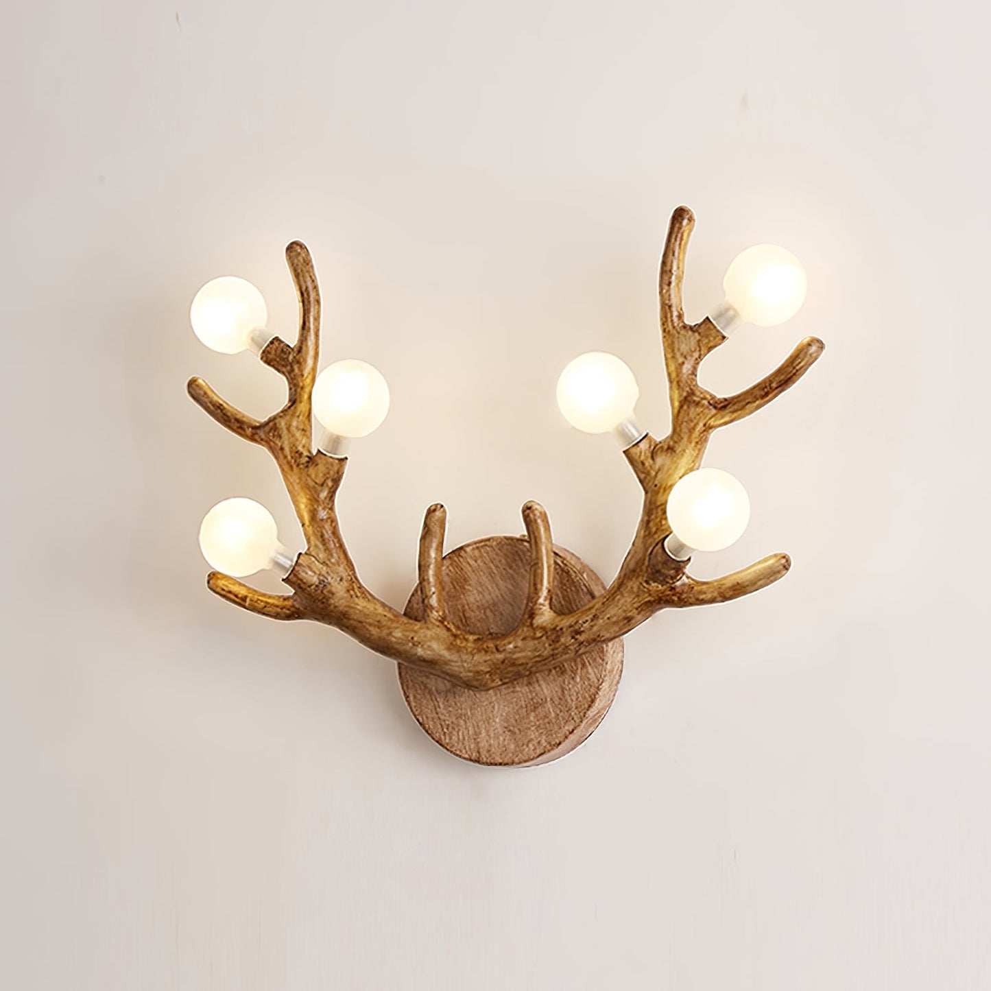WoodLuxe – Elegant Deer-Shaped Wall Lamp for Nature Lovers