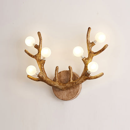 WoodLuxe – Elegant Deer-Shaped Wall Lamp for Nature Lovers