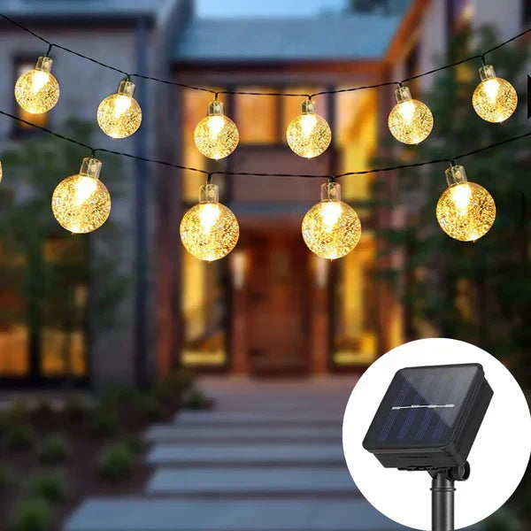 Variant image for Solar-Powered Outdoor String Lights – Enchanting Festoon Fairy Lights for Terrace and Balcony, Weather Resistant LED Garland-1