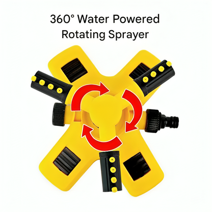 AquaFlow 360 | Rotating Lawn Sprinkler for Gardens 2