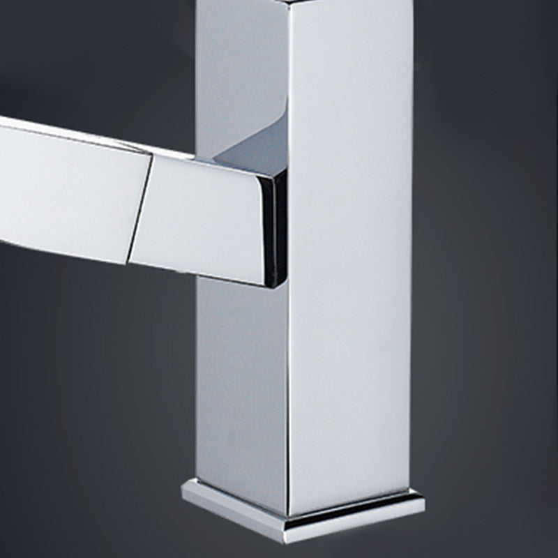 AquaGem | Stylish Modern Chrome Bathroom Mixer Tap for Elegant Sinks 8