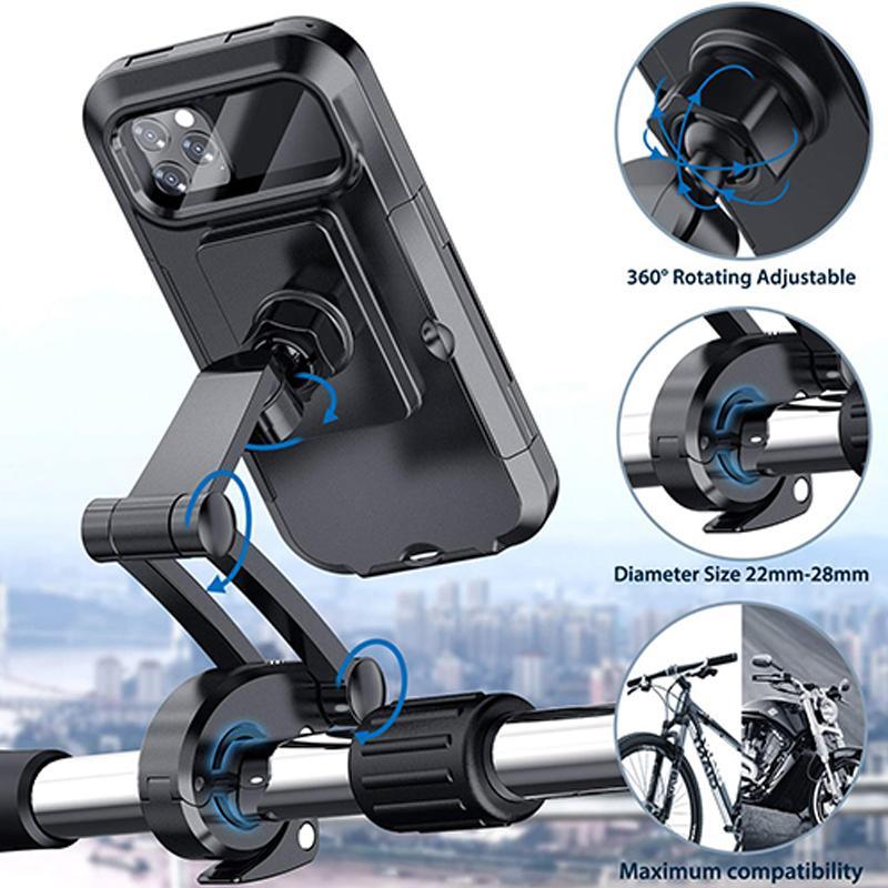 AquaGrip | Durable Waterproof Bike Phone Mount with 15W USB Charging 6