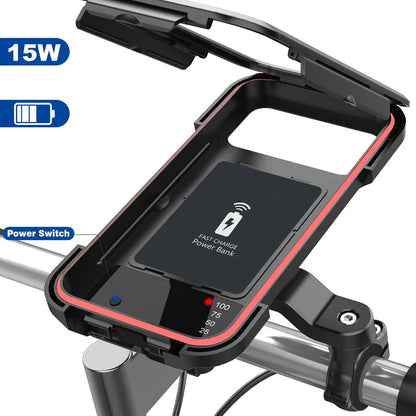 AquaGrip | Durable Waterproof Bike Phone Mount with 15W USB Charging 9