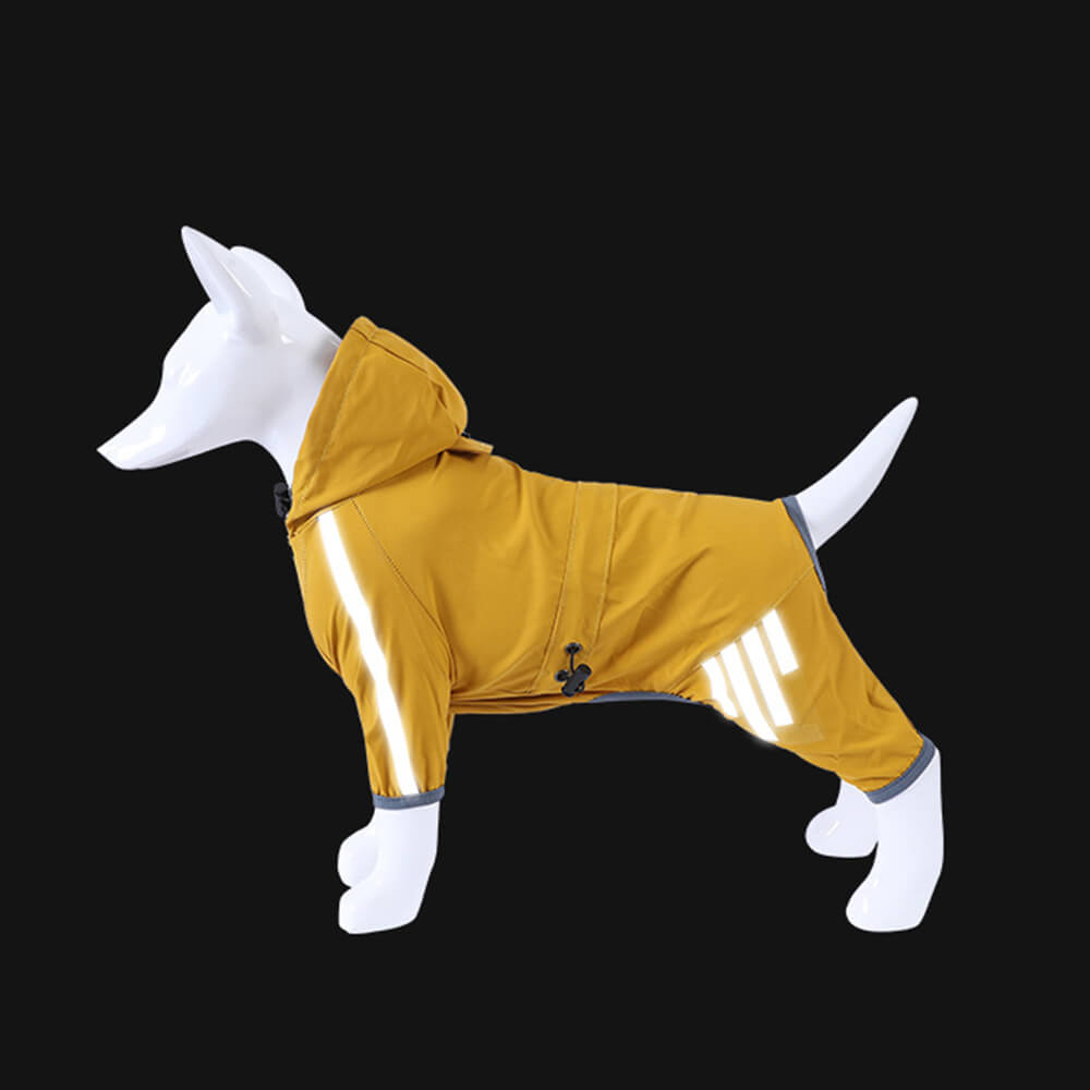 AquaGuard | Stylish Waterproof Adjustable Dog Raincoat with Hood 1