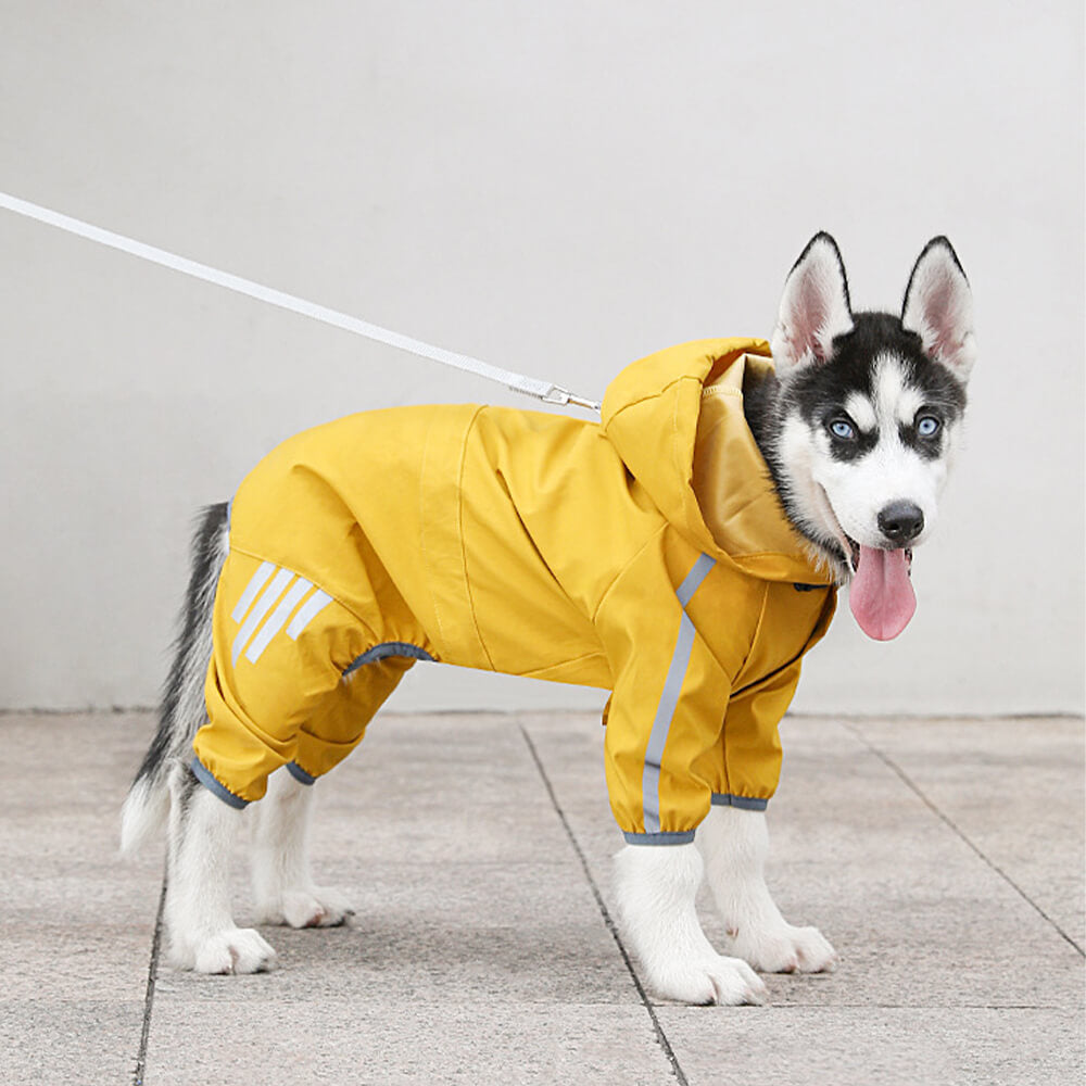 AquaGuard | Stylish Waterproof Adjustable Dog Raincoat with Hood 8