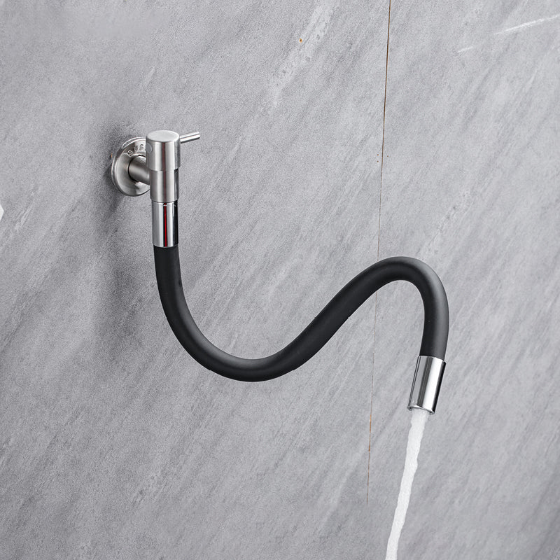 AquaVogue | Modern Sleek Wall Mounted Bathroom Faucet with Lever Handles 11