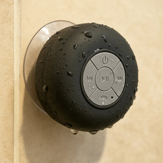 AquaWave | Compact Waterproof Bluetooth Shower Speaker with Powerful Bass 0
