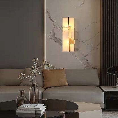 OpalBeam – Applique murale Art Déco en marbre pour un attrait chic