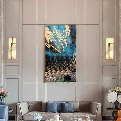 OpalBeam – Applique murale Art Déco en marbre pour un attrait chic