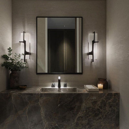 OpalBeam – Applique murale Art Déco en marbre pour un attrait chic