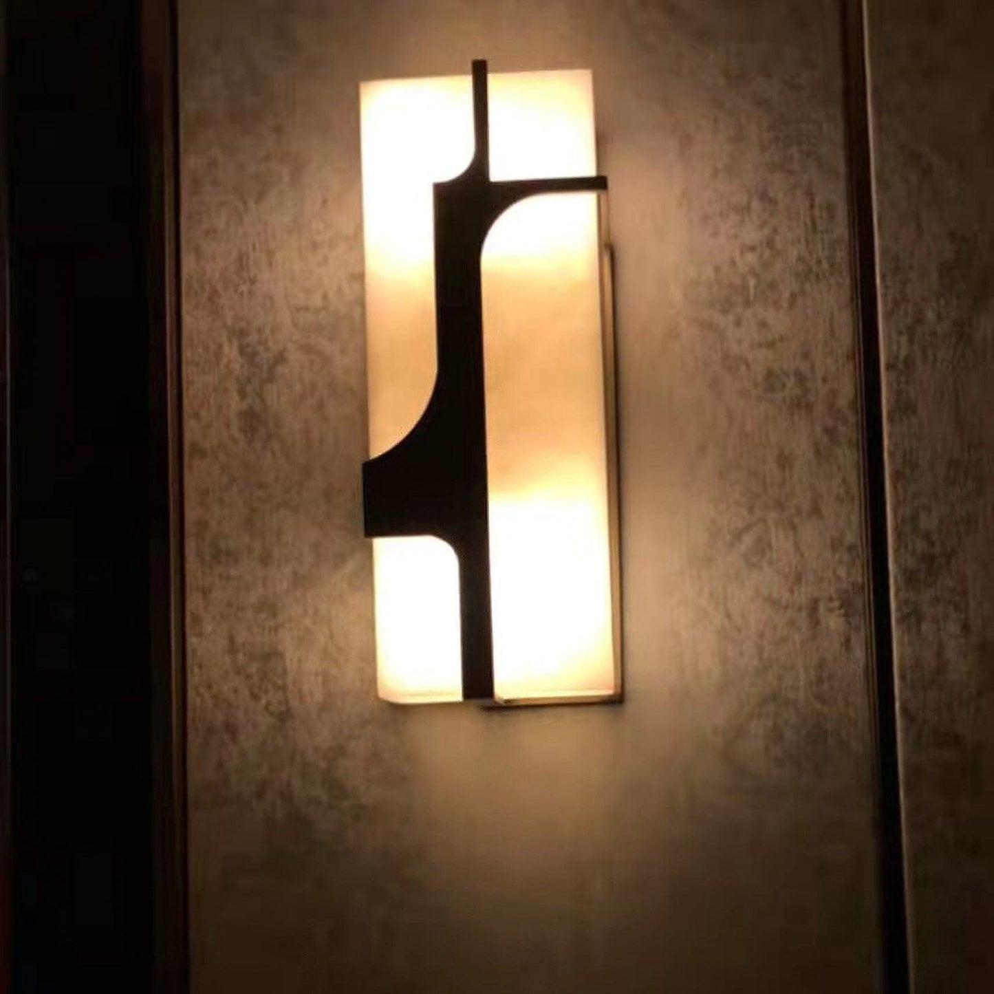 OpalBeam – Applique murale Art Déco en marbre pour un attrait chic