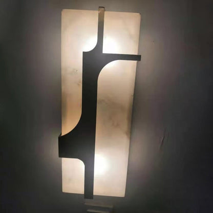 OpalBeam – Applique murale Art Déco en marbre pour un attrait chic