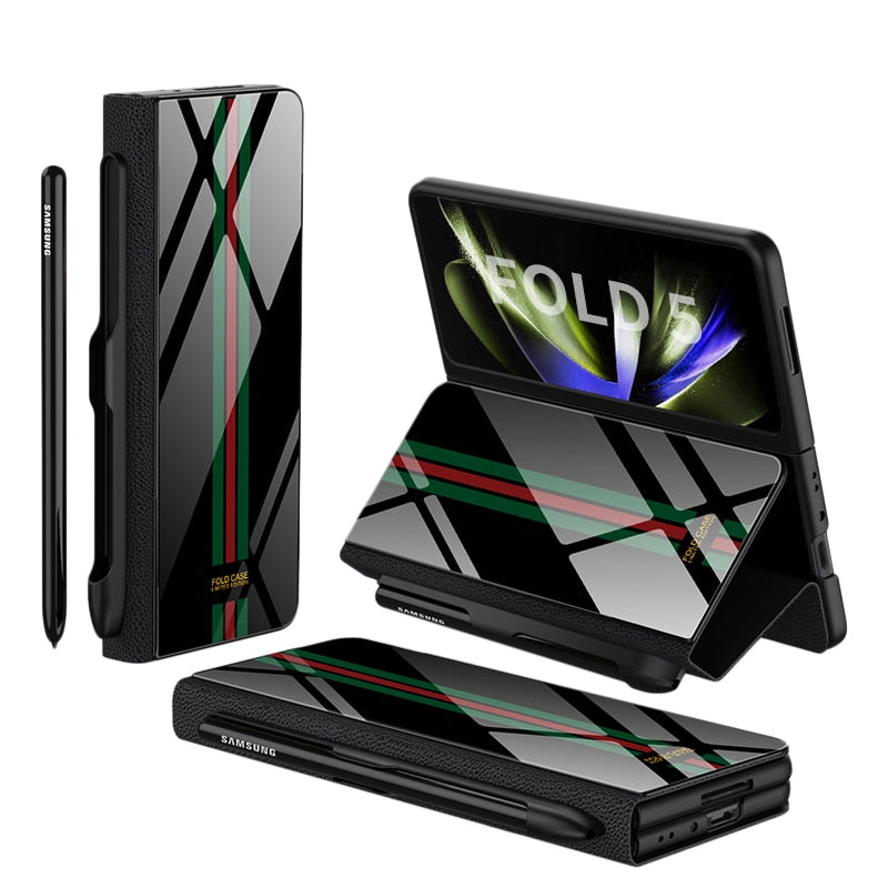 ArmorGuard | Durable Shockproof Leather Case for Samsung Galaxy Z Fold 5/4 20