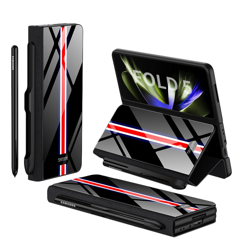 ArmorGuard | Durable Shockproof Leather Case for Samsung Galaxy Z Fold 5/4 21