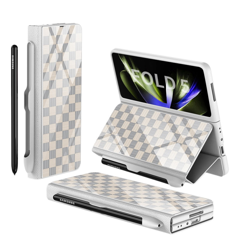 ArmorGuard | Durable Shockproof Leather Case for Samsung Galaxy Z Fold 5/4 6