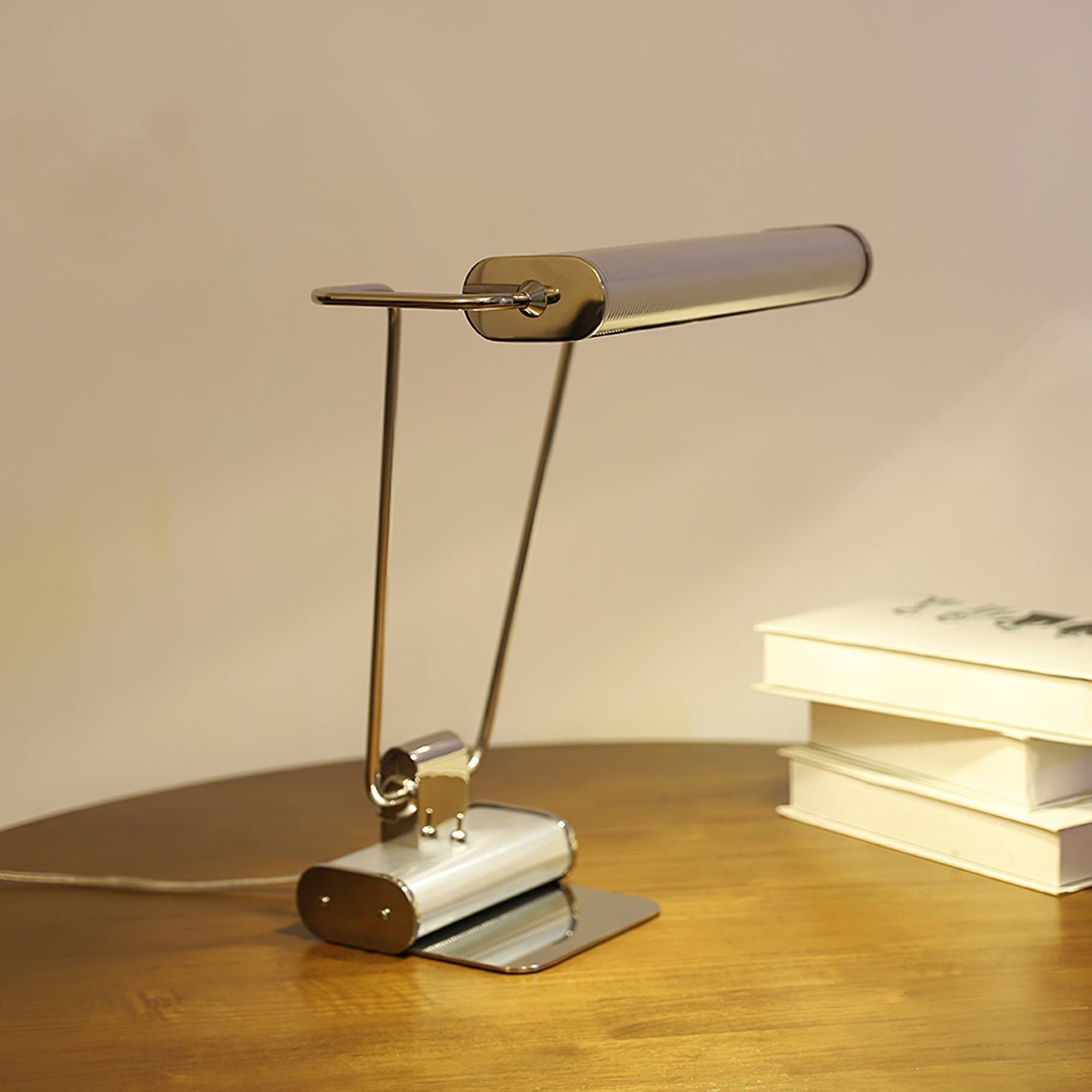 TimberGlow – Lampe de table LED à écran ouvert