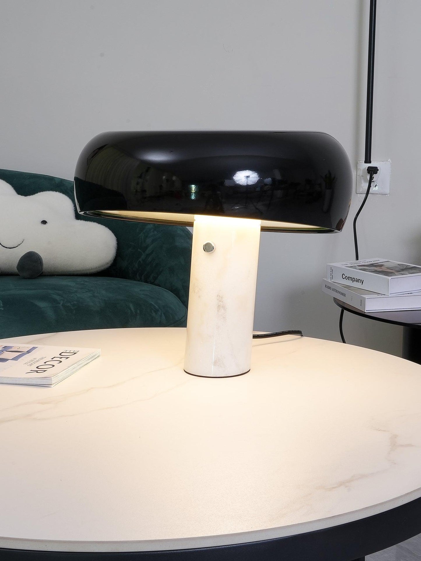 MarbleVista - Lámpara de Mesa Decorativa Estilosa