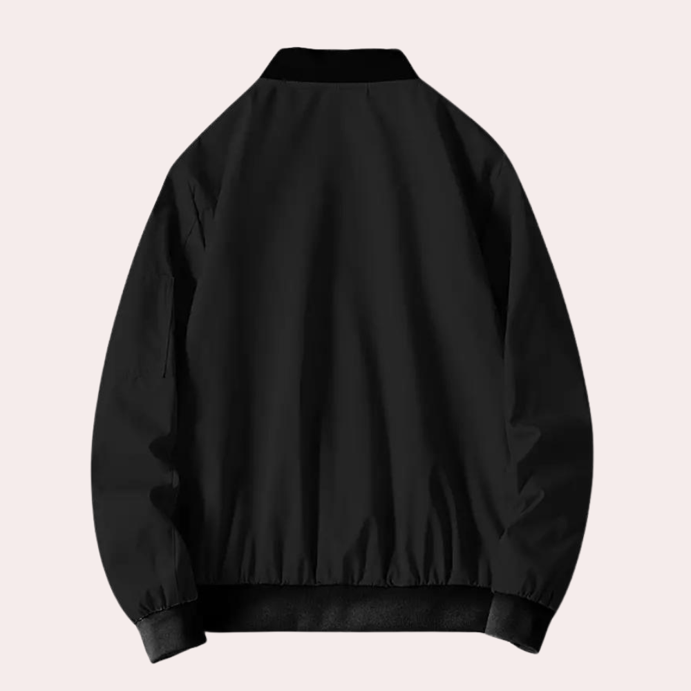 Artiom | Men's autumn bomber jacket with minimalist design 5