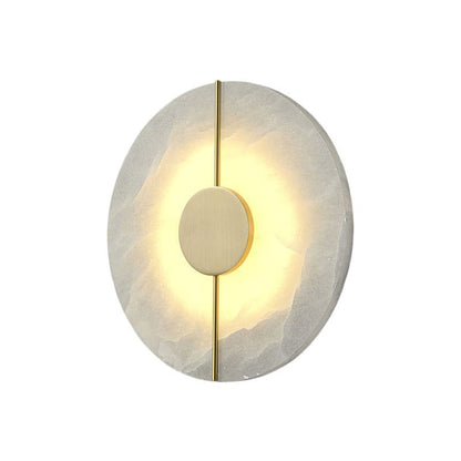 StoneLuxe – Art Deco Væglampe med Fint Sten Detalje