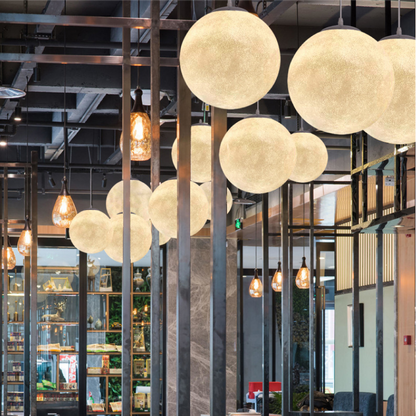 Auralis | Nostalgic Moon Pattern Hanging Lamp 6