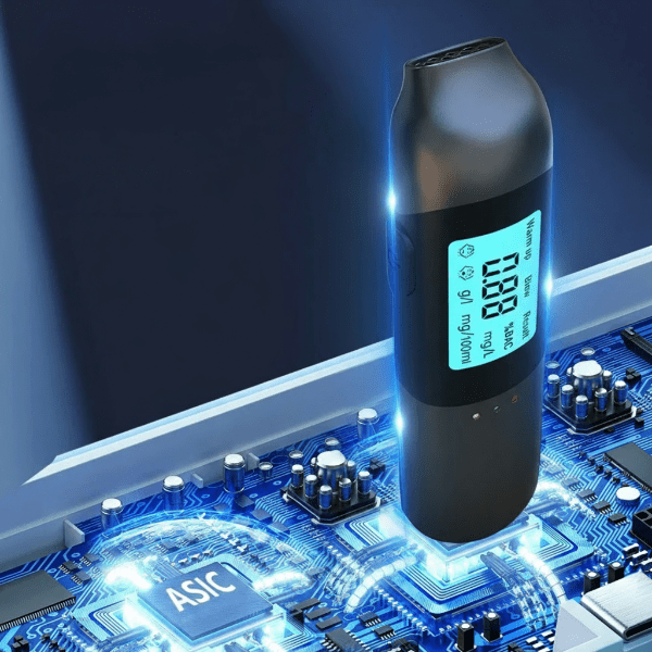 BREATHCHECK – Instant breathalyzer with USB charging & results in 3 seconds 3
