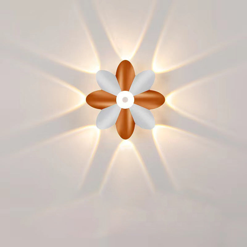 Variant image for Floraglow Waterproof LED Outdoor Wall Lamp - Stylish Flower Design for Garden Lighting-5