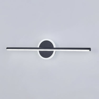 GoldenEdge – Lámpara de pared LED elegante Negro/Dorado