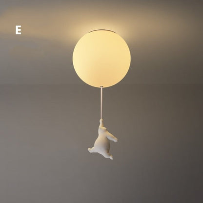 BalloonBear | Whimsical Playful LED Ceiling Light Fixture for Kids' Rooms 11