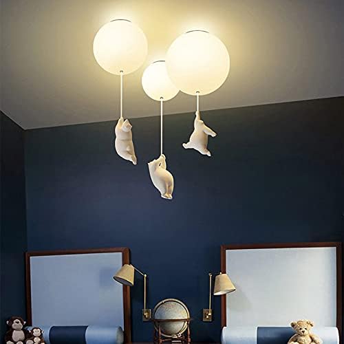 BalloonBear | Whimsical Playful LED Ceiling Light Fixture for Kids' Rooms 5