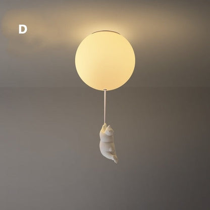 BalloonBear | Whimsical Playful LED Ceiling Light Fixture for Kids' Rooms 9