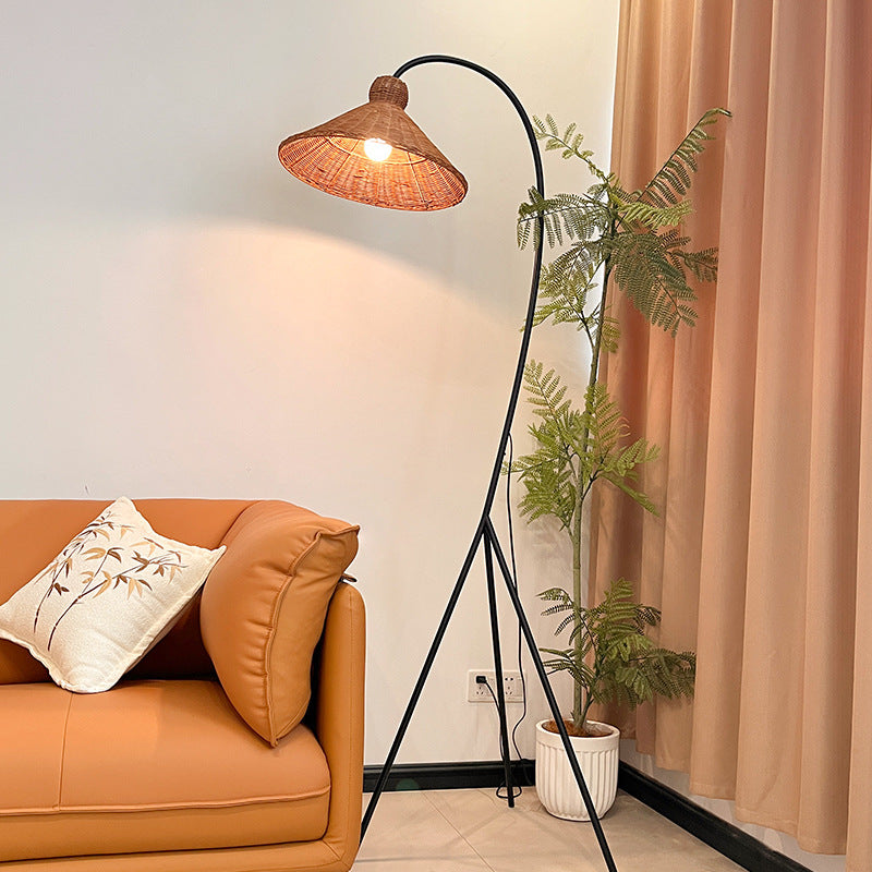 Bamboo Shade Floor Lamp 1