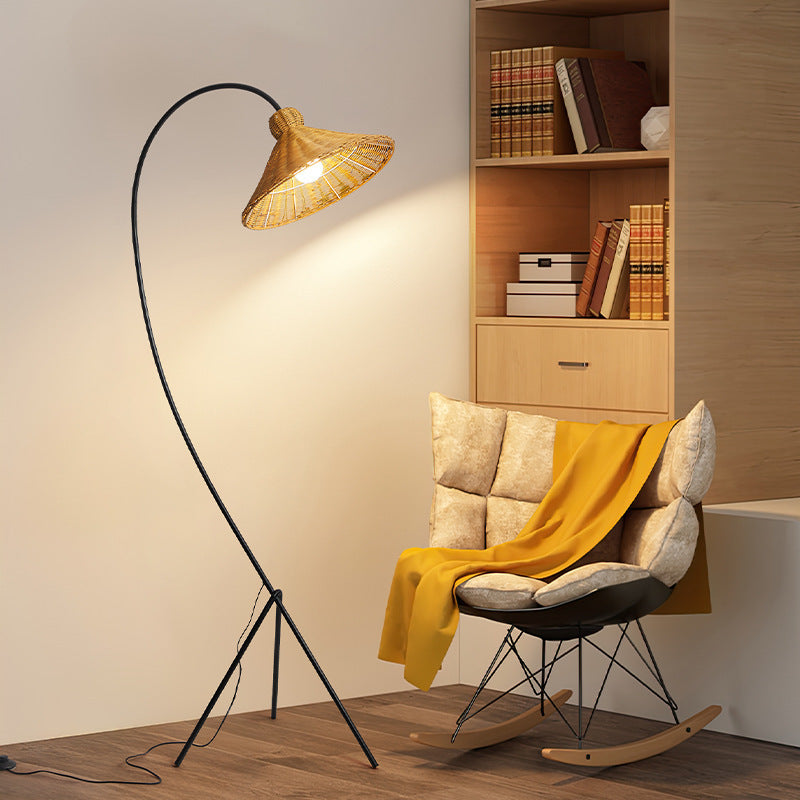 Bamboo Shade Floor Lamp 3