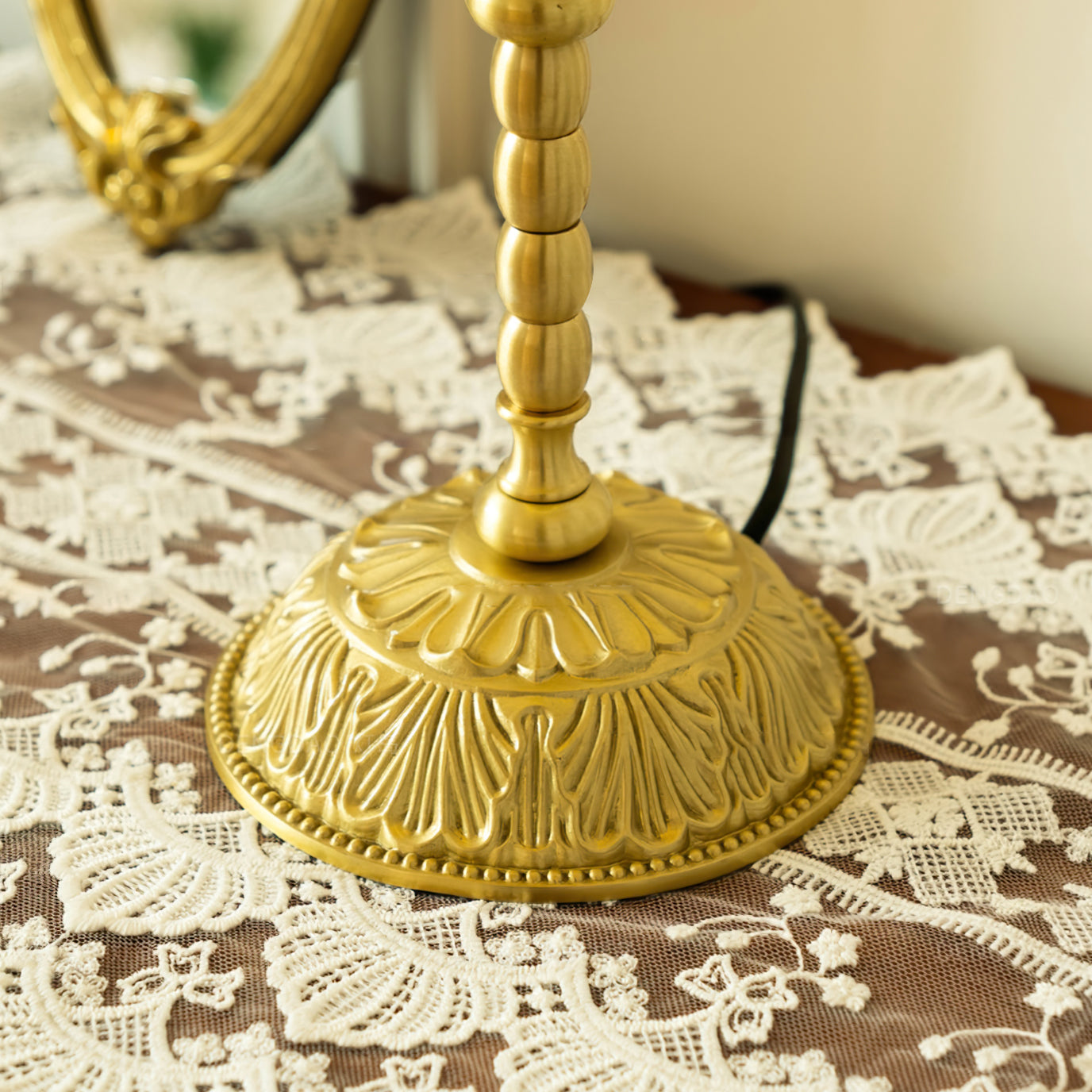 GlassBamboo - Luksus Bordlampe