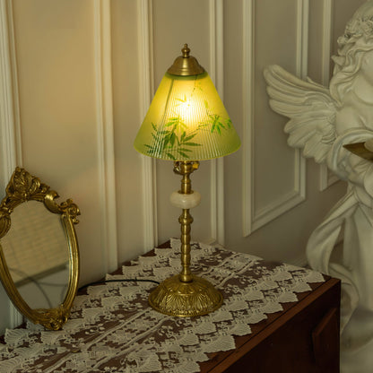 GlassBamboo - Luksus Bordlampe