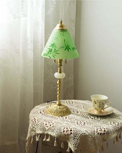 GlassBamboo - Luksus Bordlampe